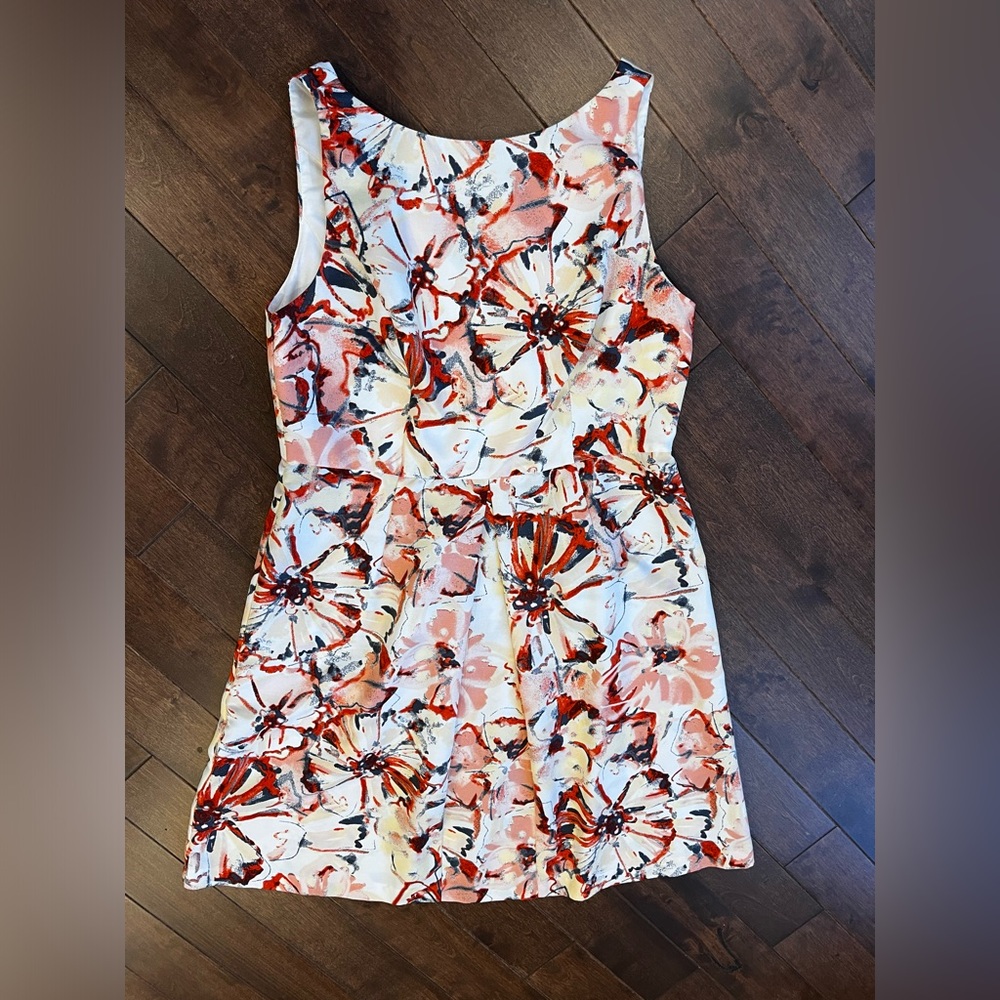 Loft floral shift dress